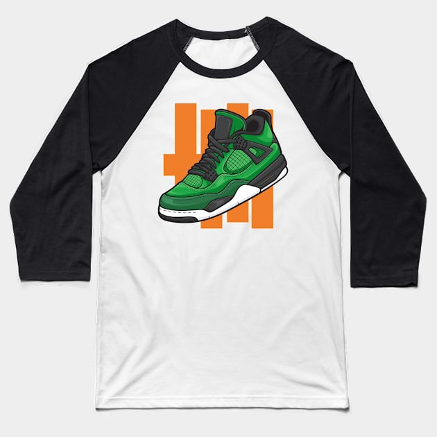 AJ 4 Retro Manila Sneaker Baseball T-Shirt by milatees